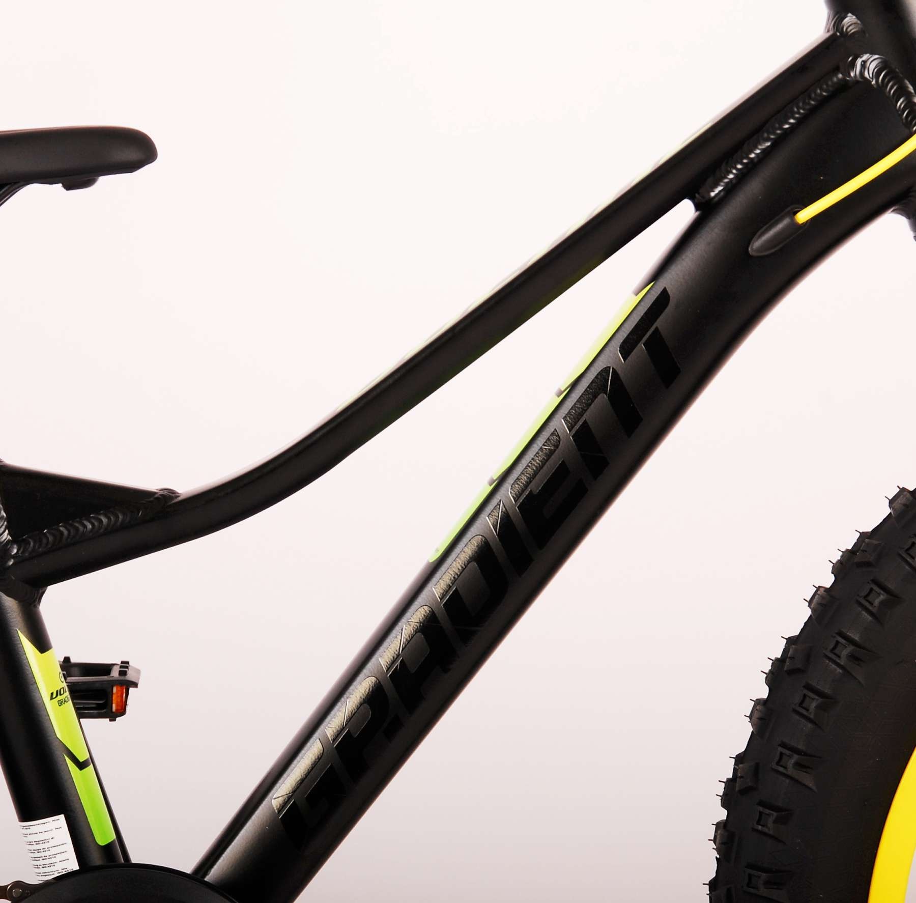 Volare Gradient Children's Bicycle – Boys – 20 inch – Black Yellow Green – 6 speed – Prime Collection
