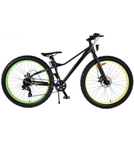 Volare Gradient Children's Bicycle – Boys – 26 inch – Black Green Yellow – 7 speed – Prime Collection