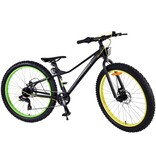 Volare Gradient Kinderfiets – Jongens – 26 inch – Zwart Geel Groen – 7 speed – Prime Collection