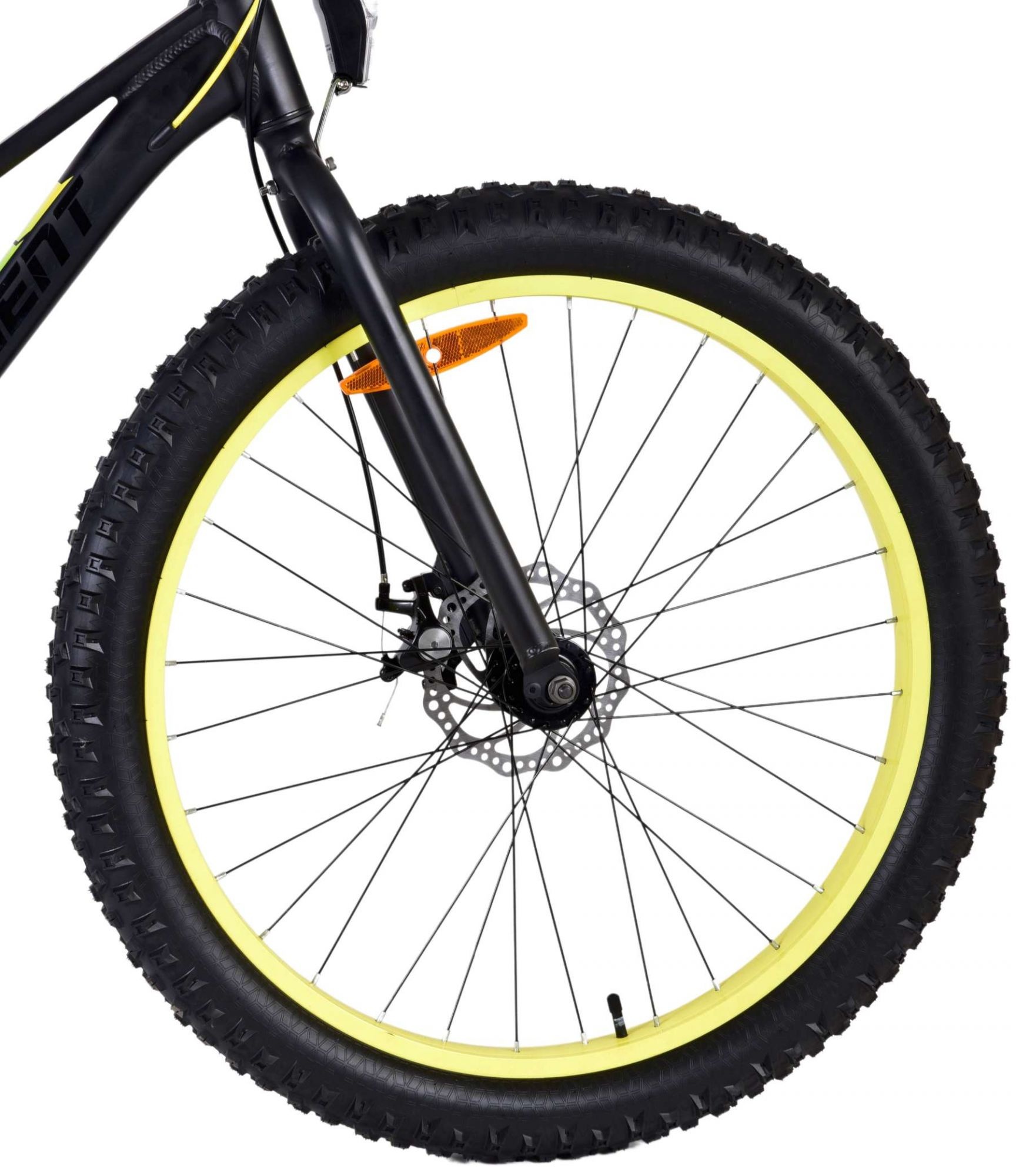 Volare Gradient Kinderfahrrad - Jungen - 26 Zoll - Schwarz Gelb Grün - 7-Gang - Prime Collection