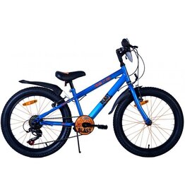 NERF Kids bike - Boys - 20 inch - Satin Blue - 6 Speed