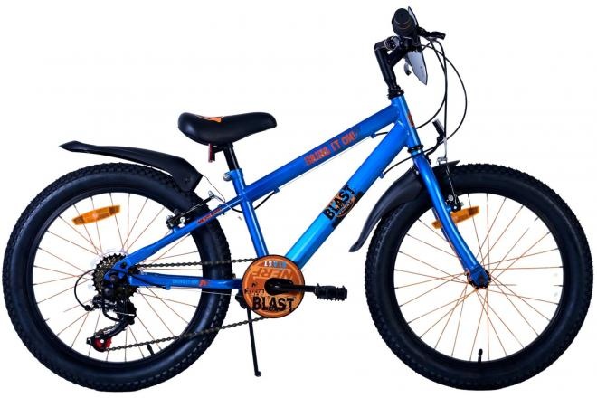 NERF Kids bike - Boys - 20 inch - Satin Blue - 6 Speed