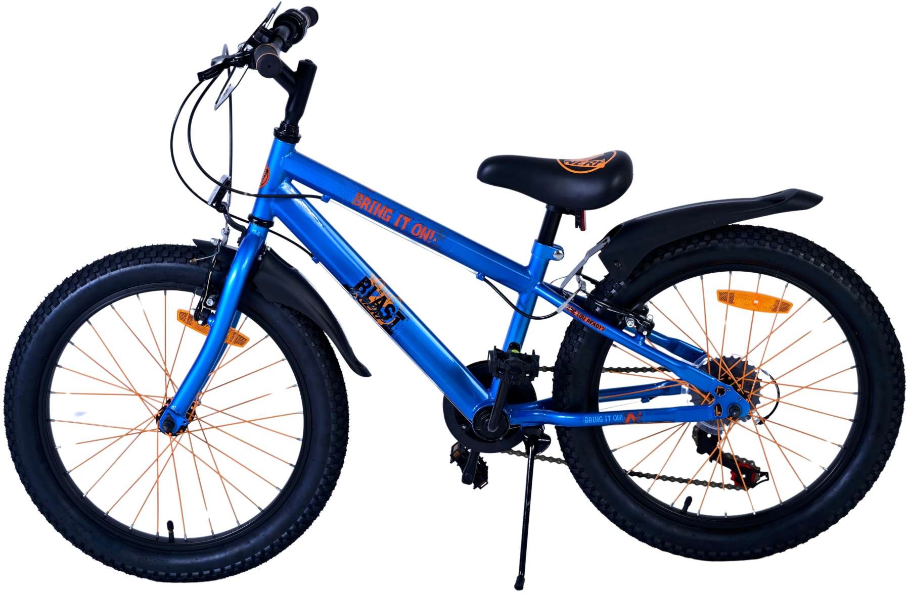NERF Kids bike - Boys - 20 inch - Satin Blue - 6 Speed