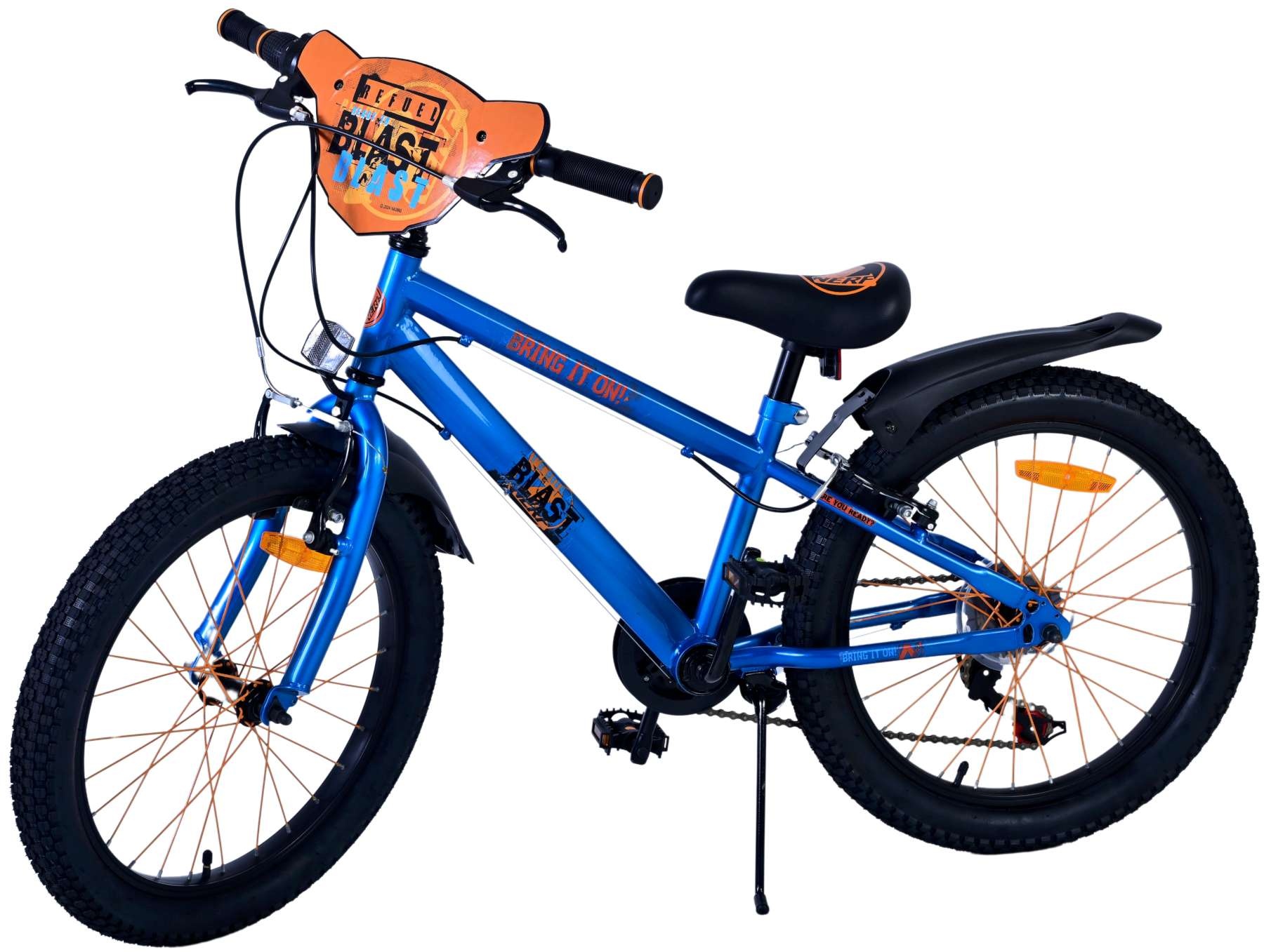 NERF Kids bike - Boys - 20 inch - Satin Blue - 6 Speed