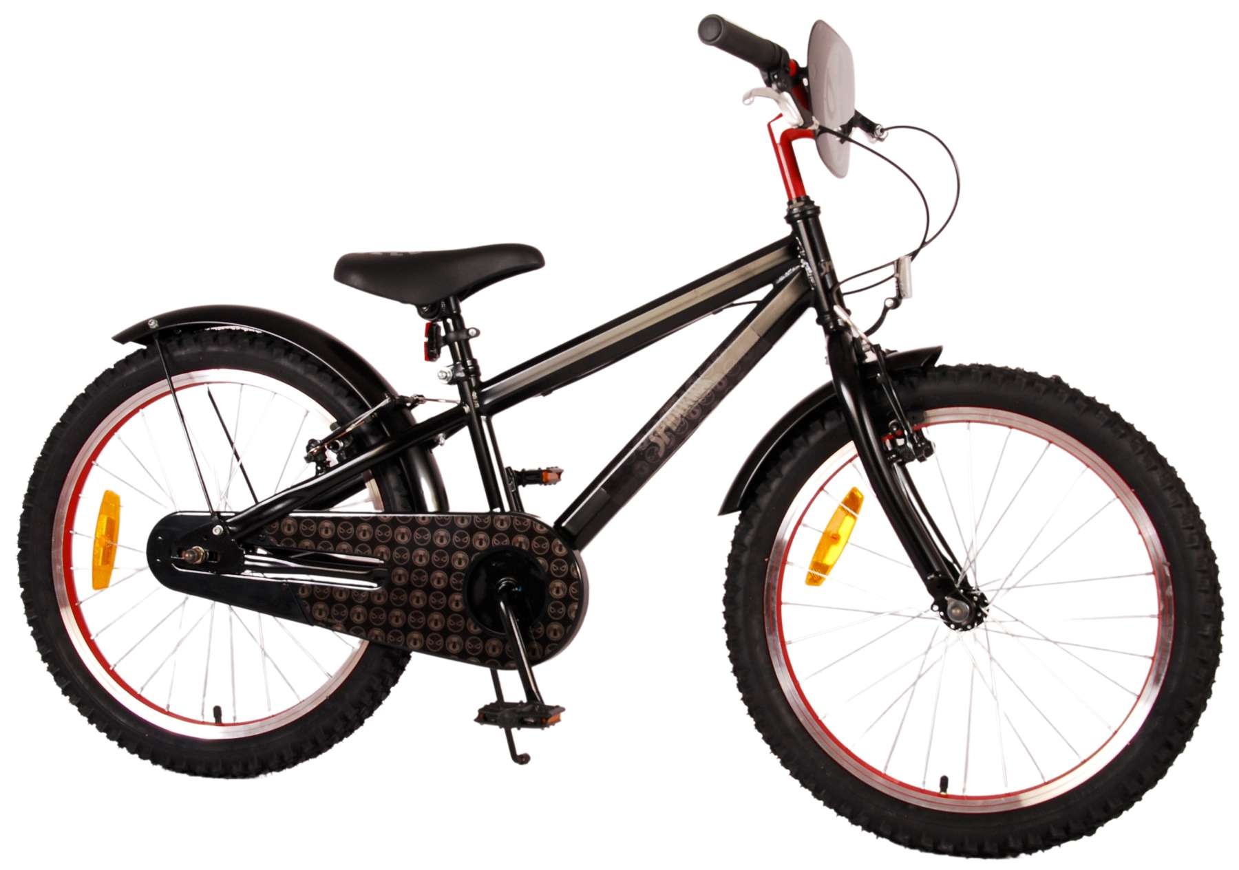 Spider-Man - Kinderfahrrad - Jungen - 20 Zoll - Mattschwarz - 2 Handbremsen