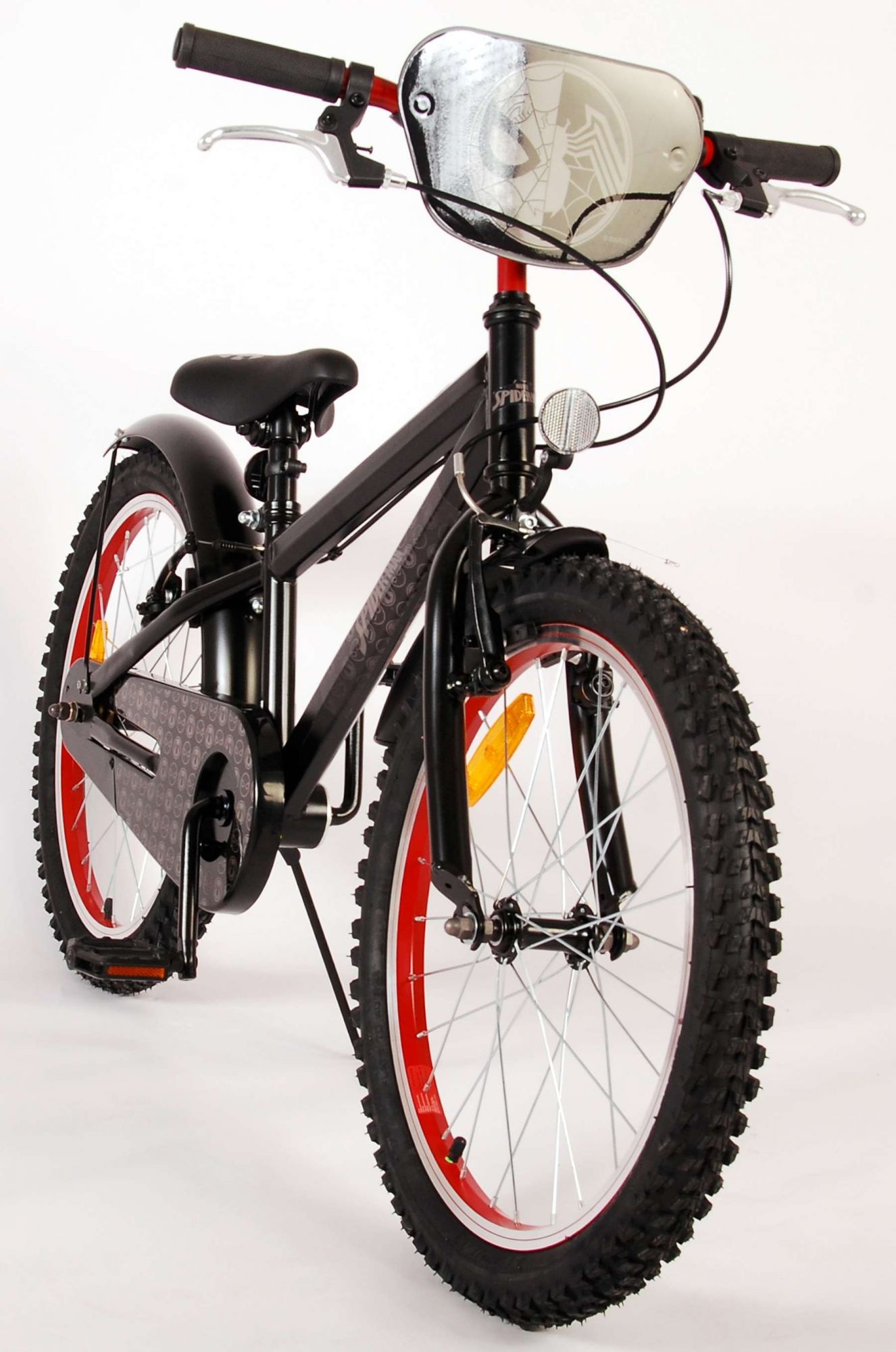 Spider-Man - Kinderfahrrad - Jungen - 20 Zoll - Mattschwarz - 2 Handbremsen
