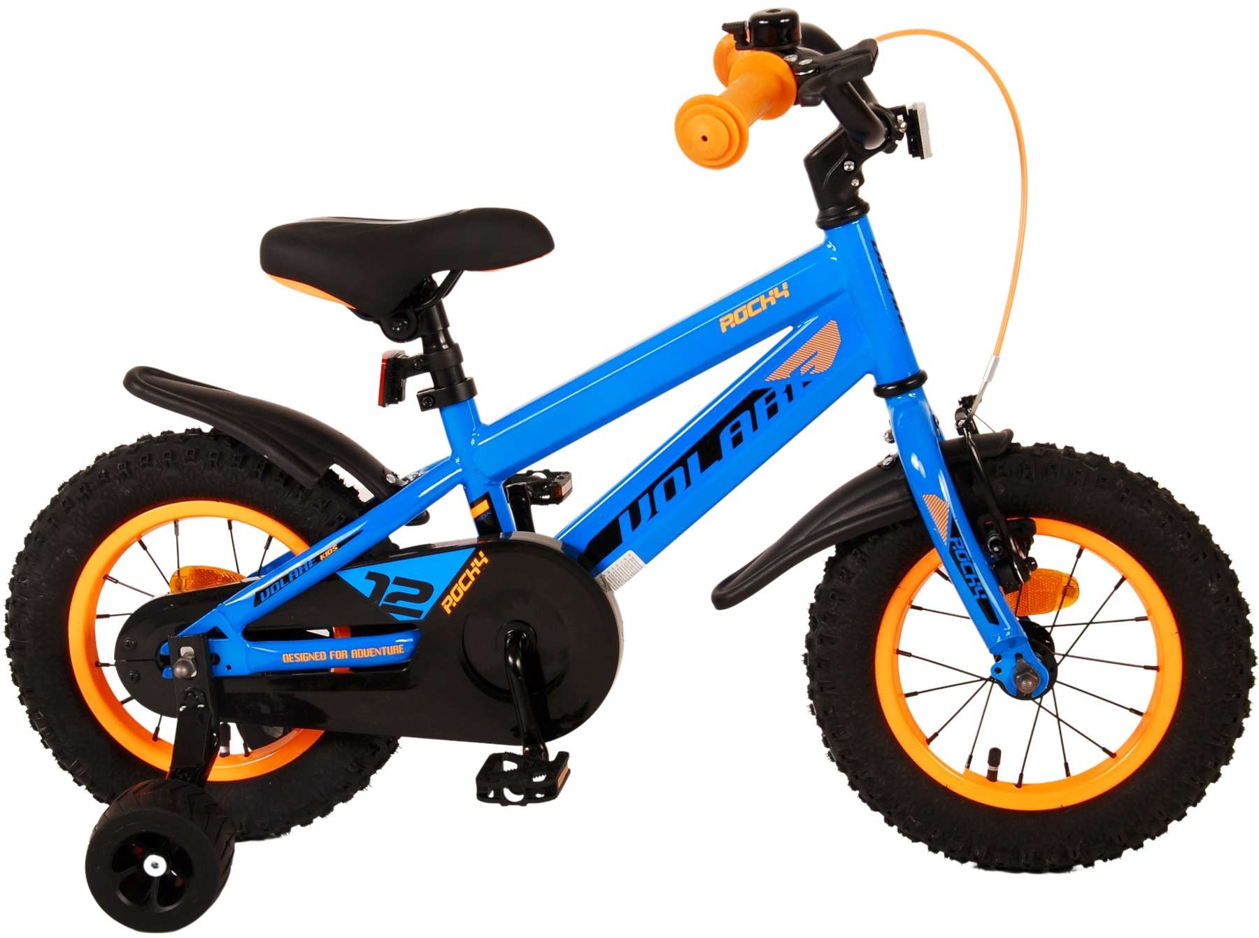 Volare Rocky Children's Bicycle - Boys - 12 inch - Blue