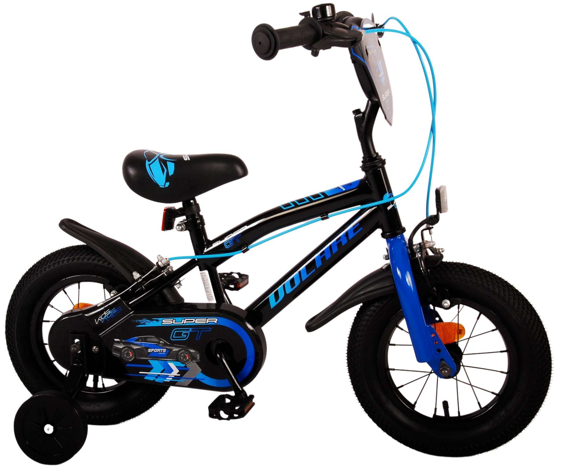 Volare Super GT Children's bike - boys - 12 inch - Blue - Two handbrakes