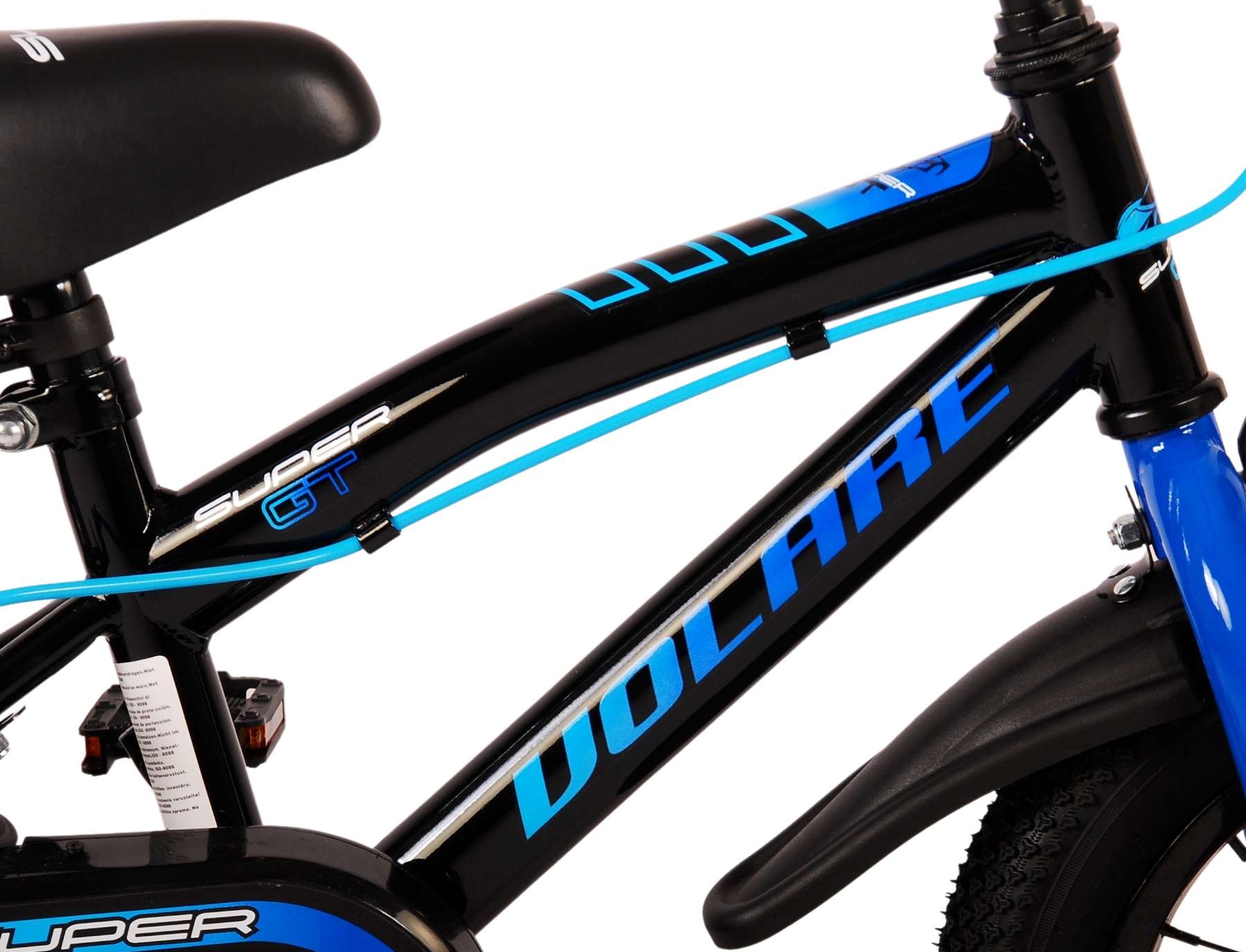 Volare Super GT Children's bike - boys - 12 inch - Blue - Two handbrakes