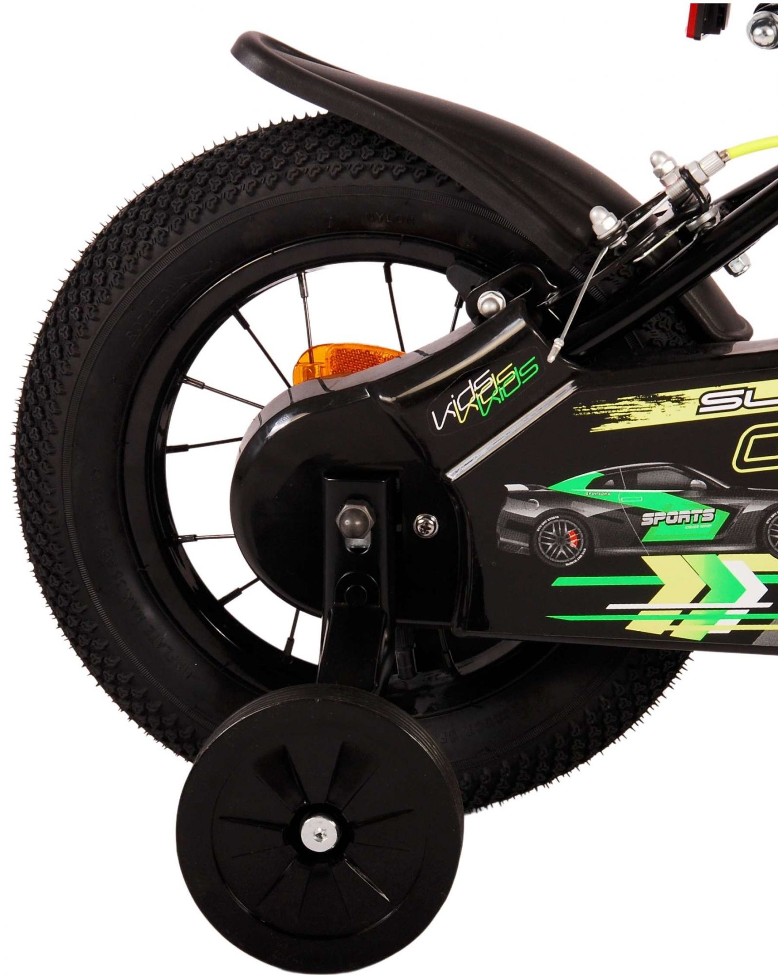 Volare Super GT Children's bike - boys - 12 inch - Green - Two handbrakes