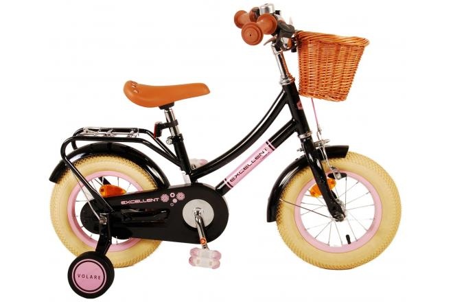 Volare Excellent children's bike - Girls - 12 inch - Black