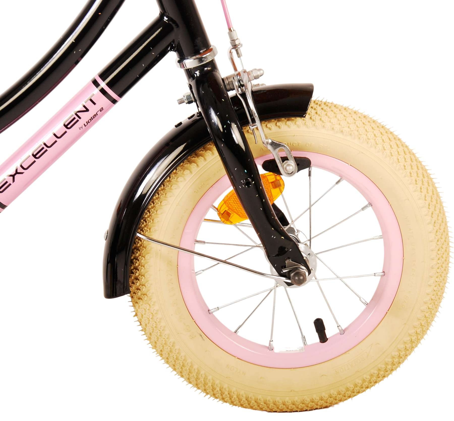 Volare Excellent children's bike - Girls - 12 inch - Black