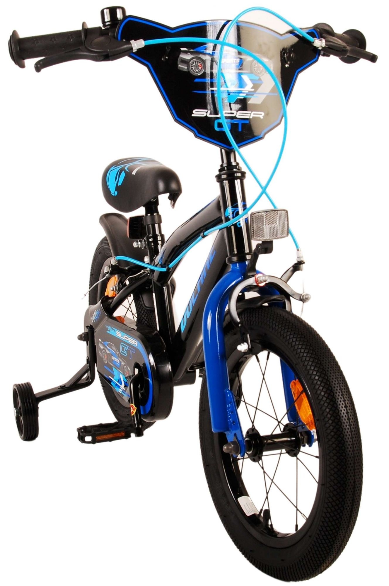 Volare Super GT Kinderfahrrad - Jungen - 14 Zoll - Blau - Zweihandbremsen