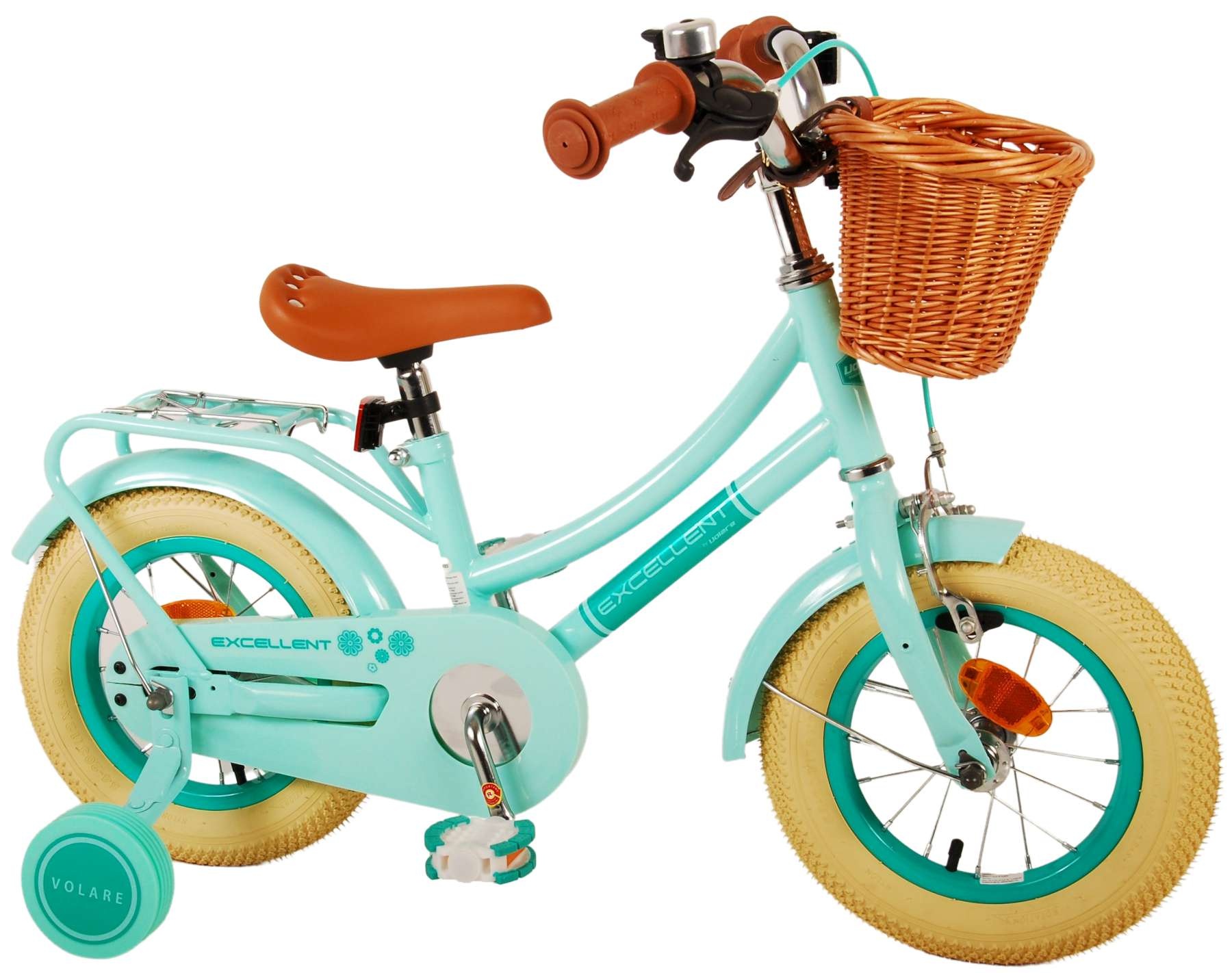 Volare Excellent children's bike - Girls - 12 inch - Green