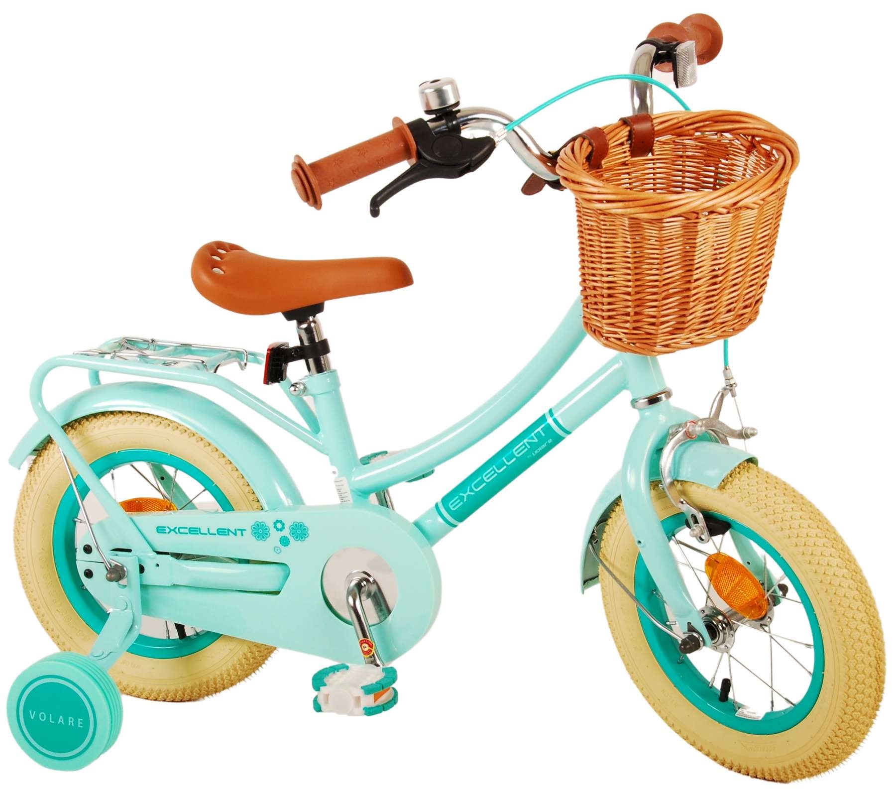 Volare Excellent children's bike - Girls - 12 inch - Green