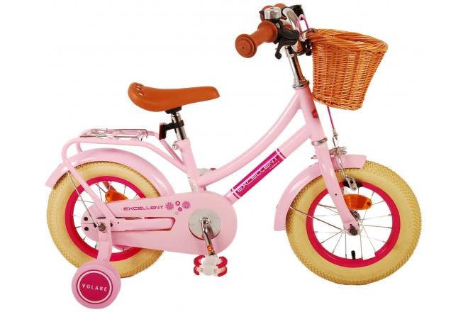 Volare Excellent children's bike - Girls - 12 inch - Pink