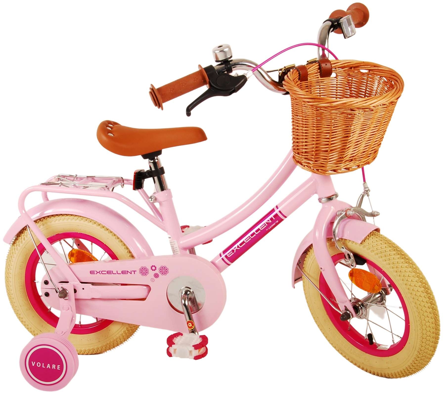 Volare Excellent children's bike - Girls - 12 inch - Pink