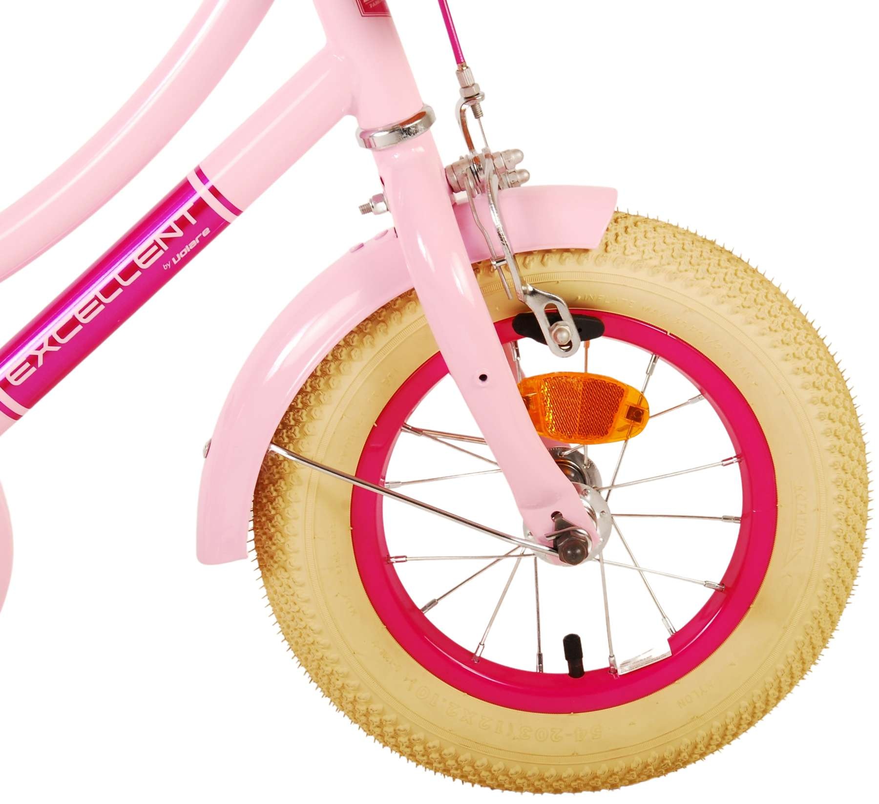 Volare Excellent children's bike - Girls - 12 inch - Pink