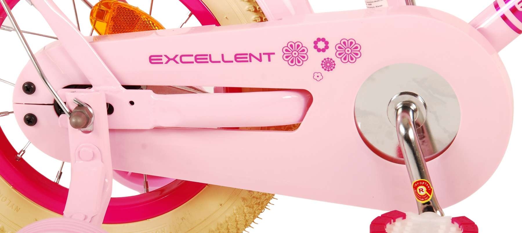 Volare Excellent children's bike - Girls - 12 inch - Pink