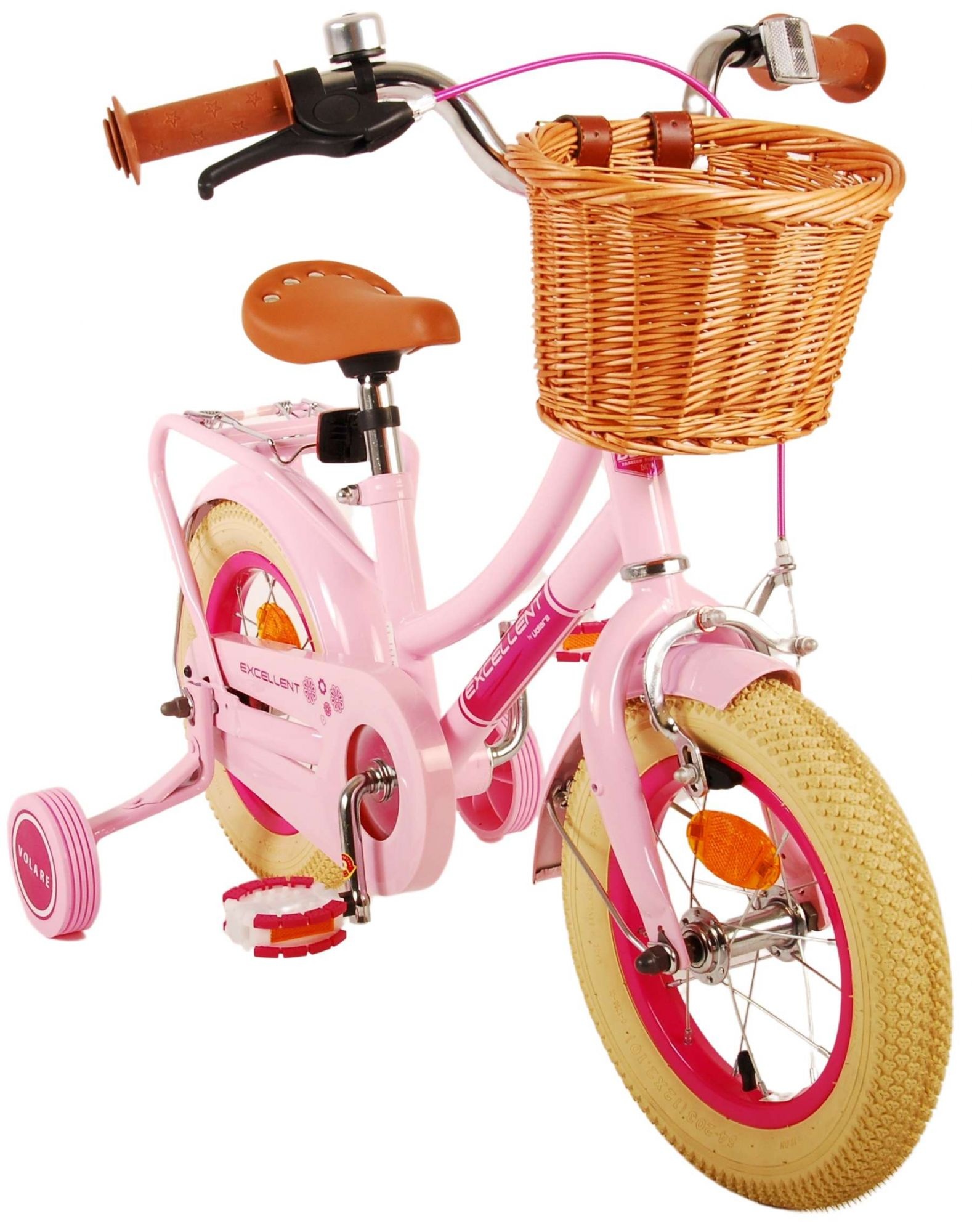 Volare Excellent children's bike - Girls - 12 inch - Pink