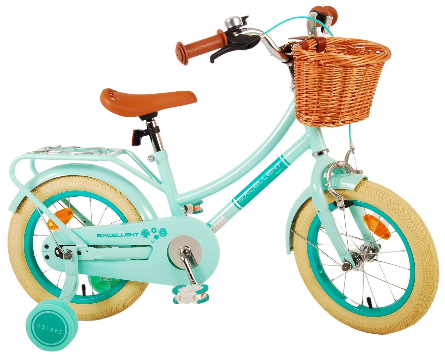 Volare Excellent children's bike - Girls - 14 inch - Green