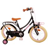 Volare Excellent Kinderfiets - Meisjes - 16 inch - Zwart - 95% afgemonteerd