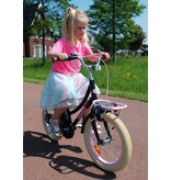 Volare Excellent Kinderfiets - Meisjes - 16 inch - Zwart - 95% afgemonteerd
