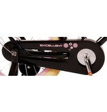 Volare Excellent Kinderfiets - Meisjes - 16 inch - Zwart - 95% afgemonteerd