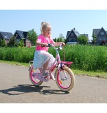 Volare Excellent Kinderfiets - Meisjes - 16 inch - Roze - 95% afgemonteerd