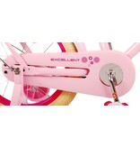 Volare Excellent Kinderfiets - Meisjes - 16 inch - Roze - 95% afgemonteerd