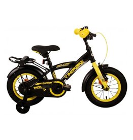 Volare Thombike Kinderfahrrad - Jungen - 12 Zoll - Schwarz Gelb