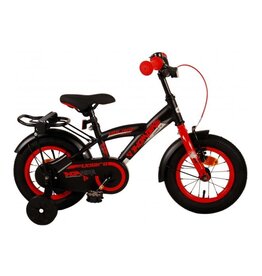 Volare Thombike Kinderfahrrad - Jungen - 12 Zoll - Schwarz Rot