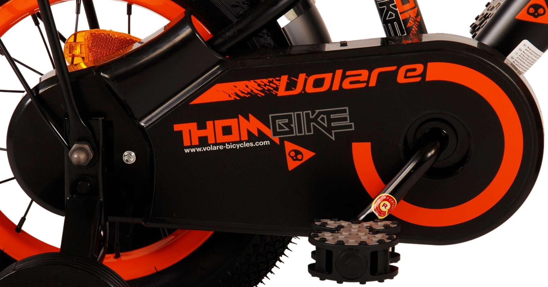 Volare Thombike children's bike - boys - 12 inch - Black Orange