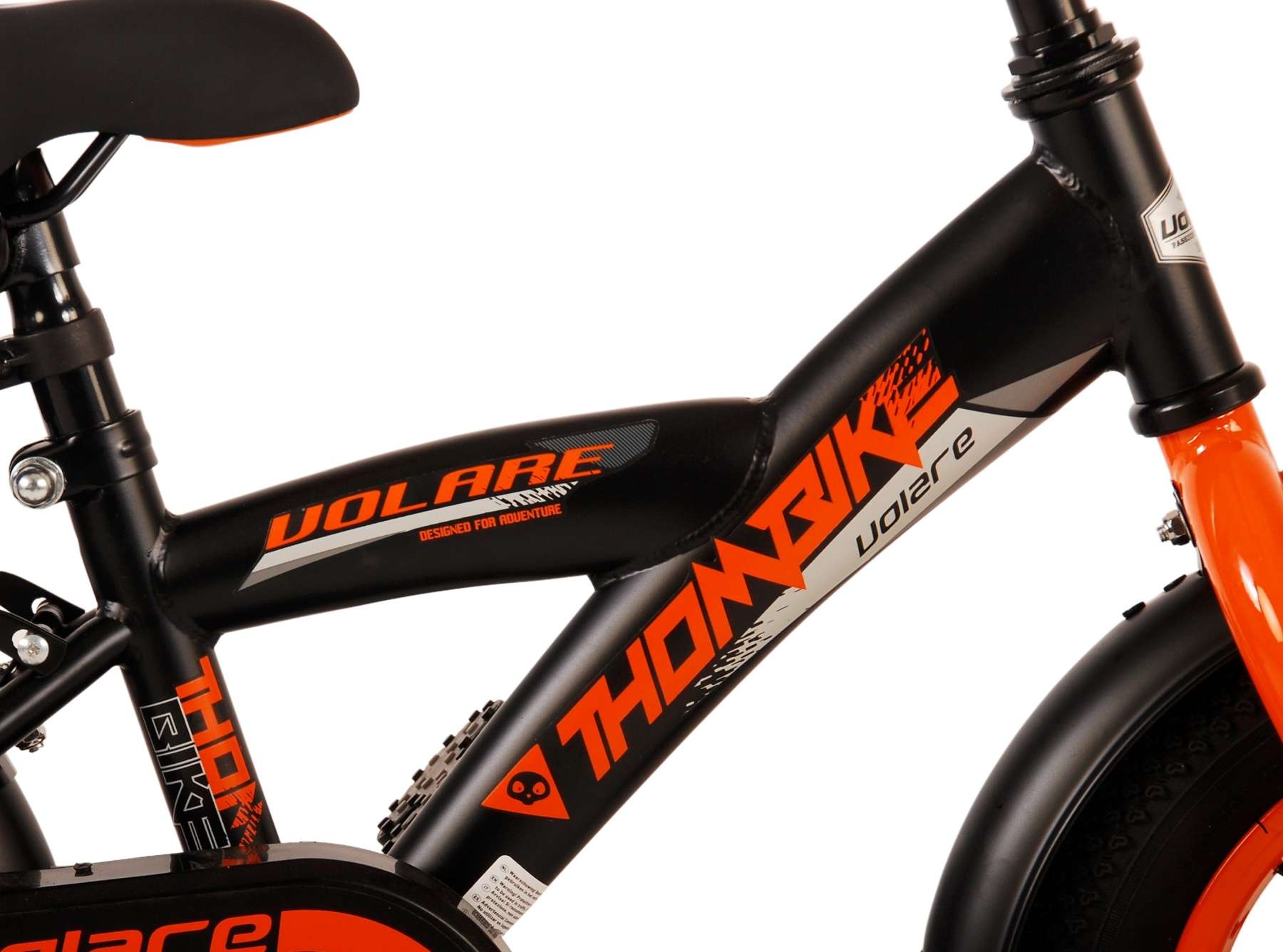 Volare Thombike children's bike - boys - 12 inch - Black Orange