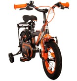 Volare Thombike Children's bike - Boys - 12 inch - Black Orange - Two Hand Brakes
