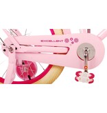 Volare Excellent Kinderfahrrad - Mädchen - 18 Zoll - Pink - 95% montiert