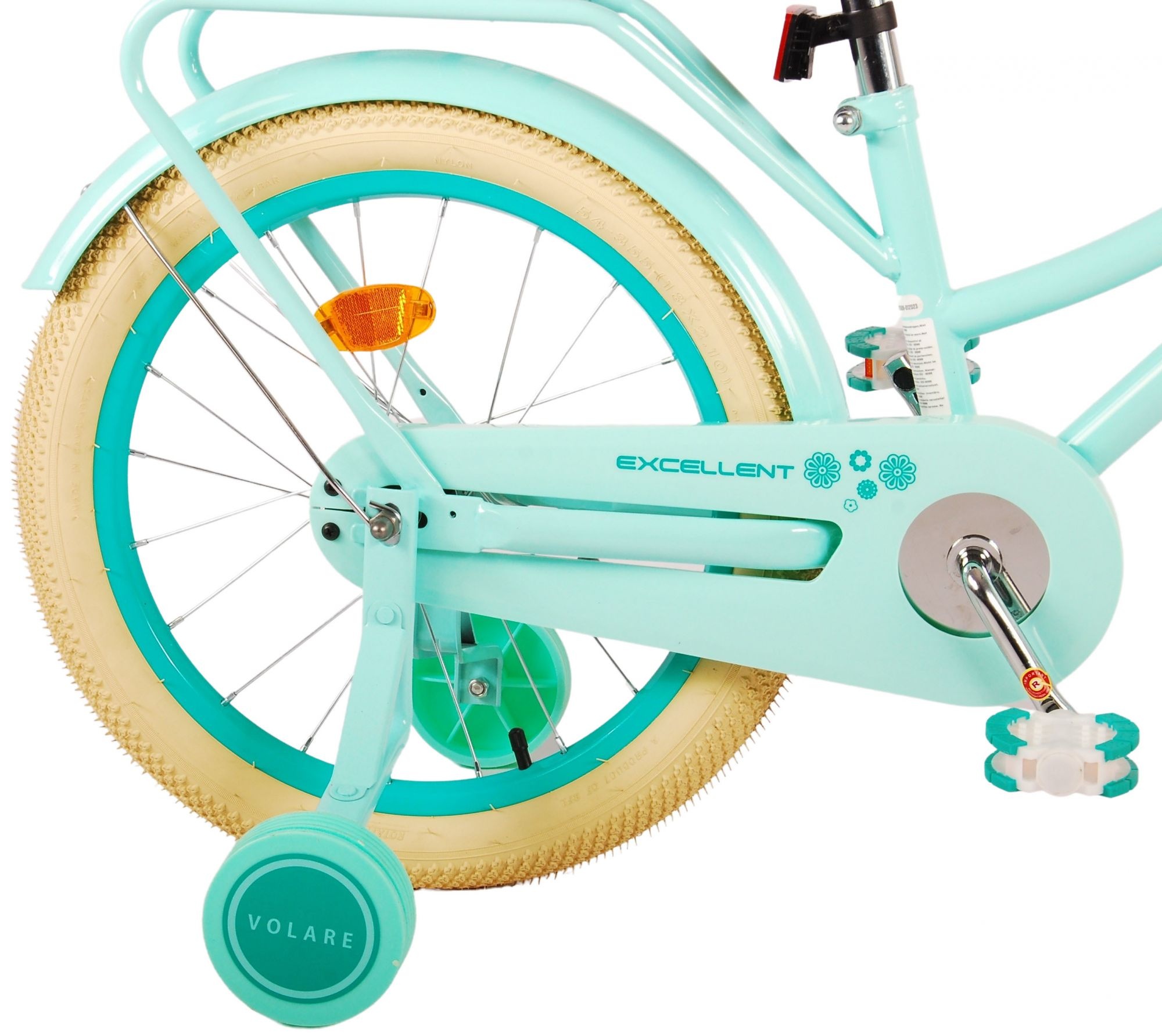 Volare Excellent Kinderfahrrad - Mädchen - 18 Zoll - Grün - 95% montiert