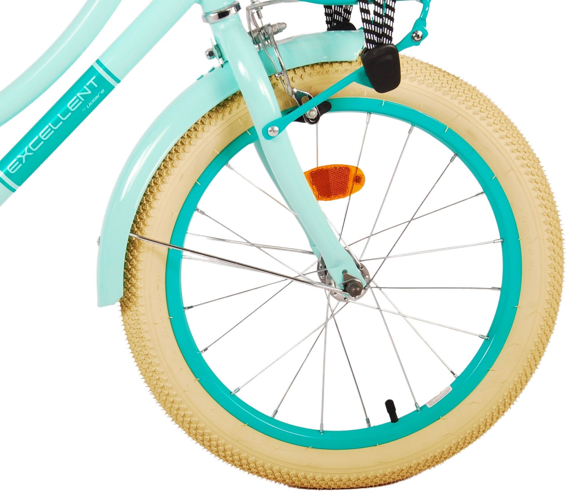 Volare Excellent Kinderfahrrad - Mädchen - 18 Zoll - Grün - 95% montiert