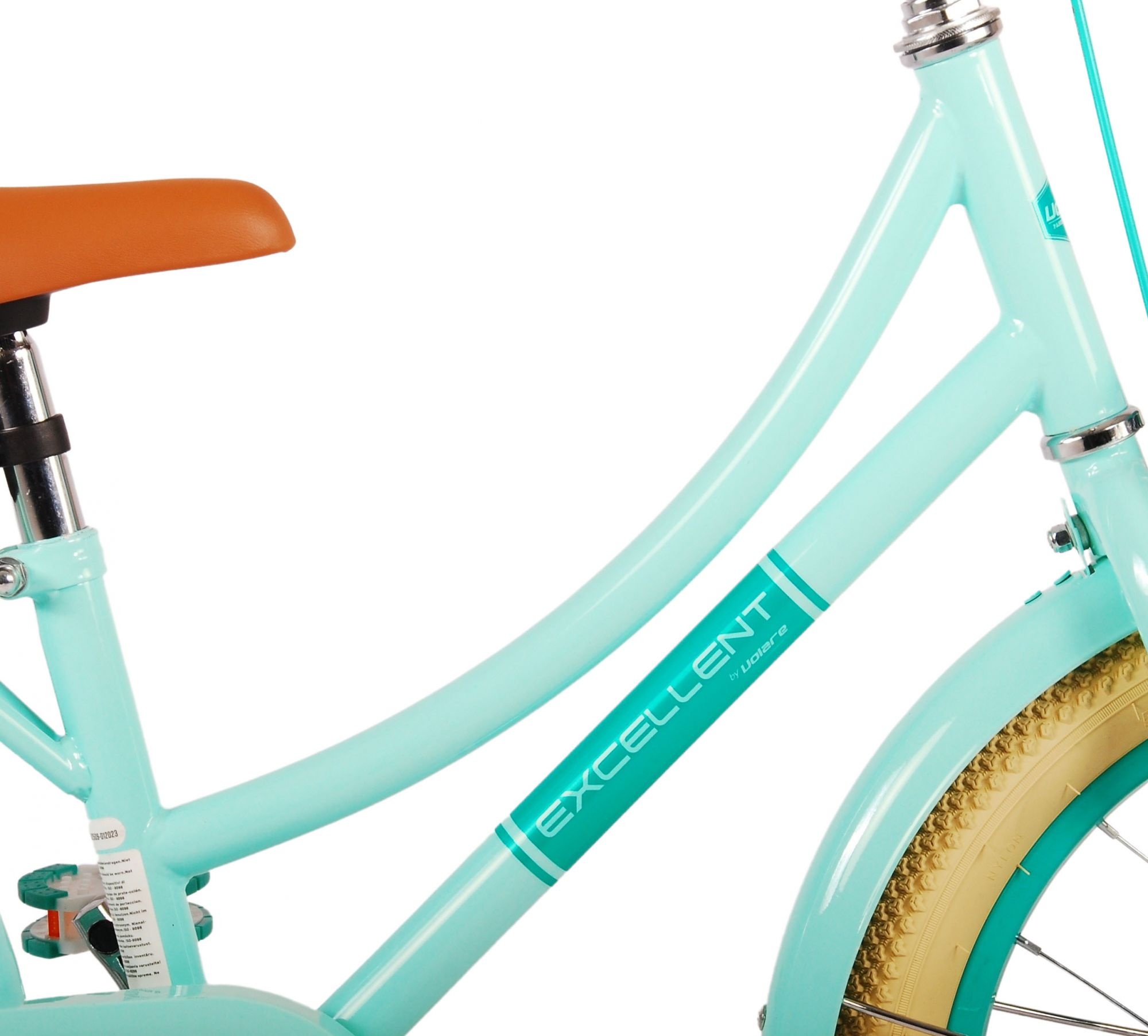 Volare Excellent Kinderfahrrad - Mädchen - 18 Zoll - Grün - 95% montiert