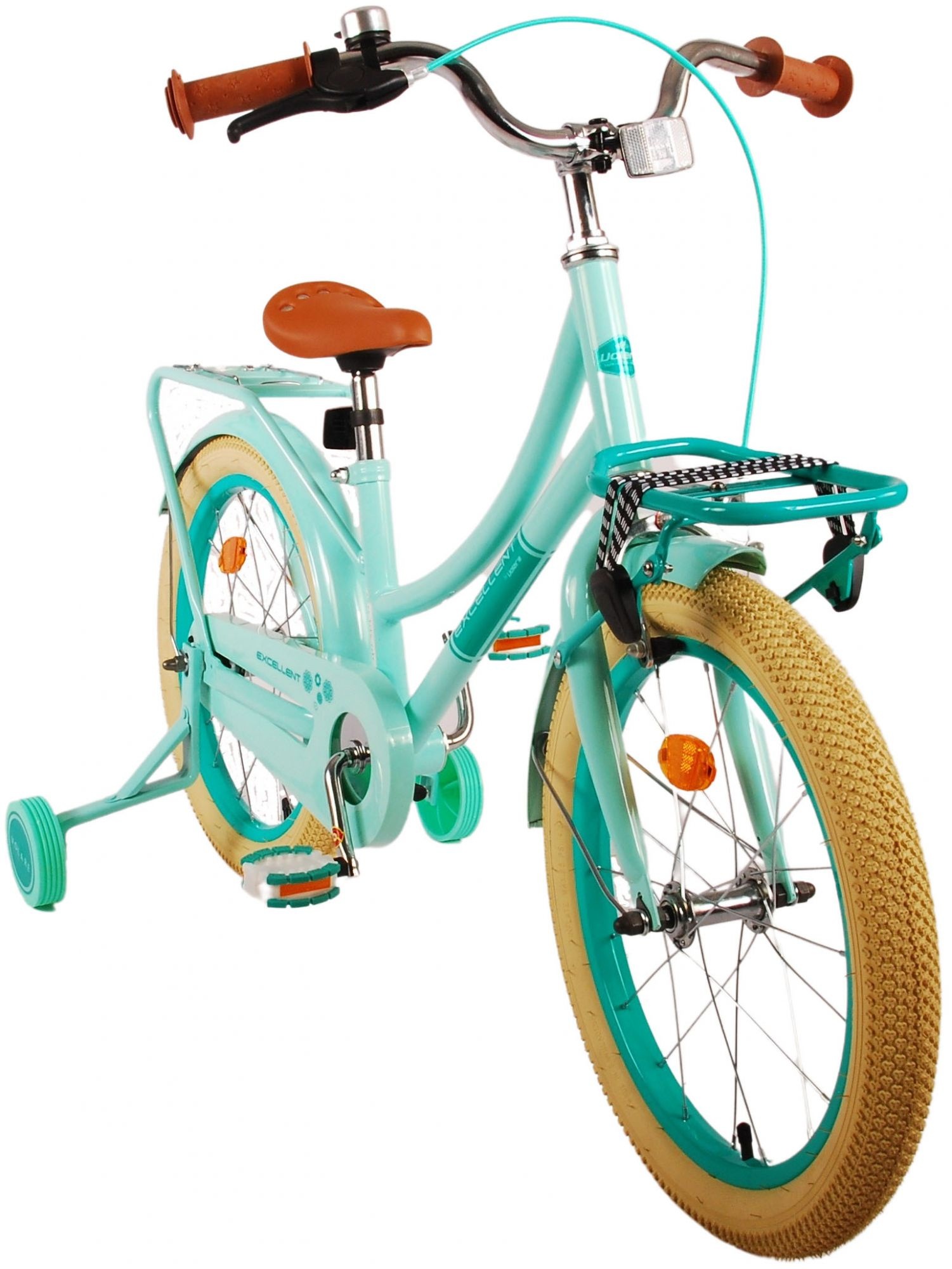 Volare Excellent Kinderfahrrad - Mädchen - 18 Zoll - Grün - 95% montiert