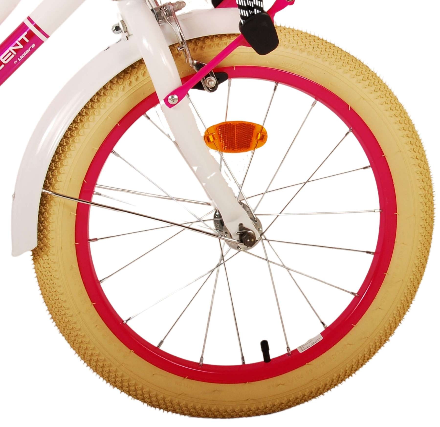 Volare Excellent Kinderfahrrad - Mädchen - 18 Zoll - Weiß - 95% montiert