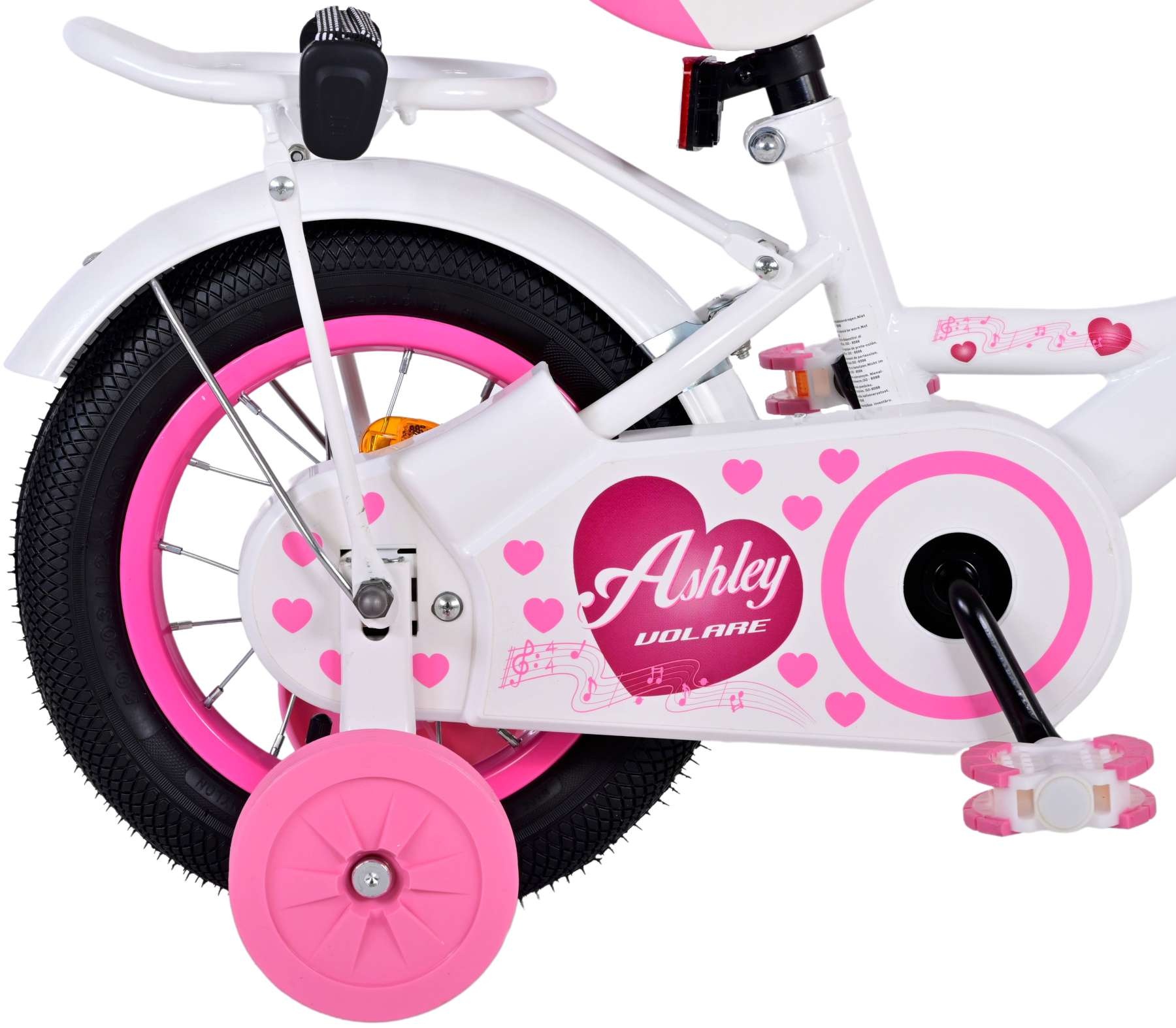 Volare Ashley children's bike - Girls - 12 inch - White