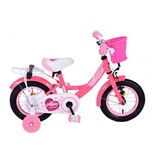 Volare Ashley Kinderfiets - Meisjes - 12 inch - Rood/Roze