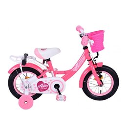 Volare Ashley Kinderfahrrad - Mädchen - 12 Zoll - Rot/Rosa