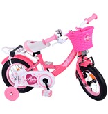 Volare Ashley Kinderfiets - Meisjes - 12 inch - Rood/Roze