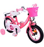 Volare Ashley Kinderfiets - Meisjes - 12 inch - Rood/Roze