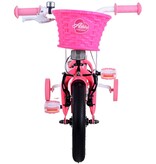 Volare Ashley Kinderfiets - Meisjes - 12 inch - Rood/Roze