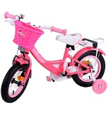 Volare Ashley Kinderfiets - Meisjes - 12 inch - Rood/Roze