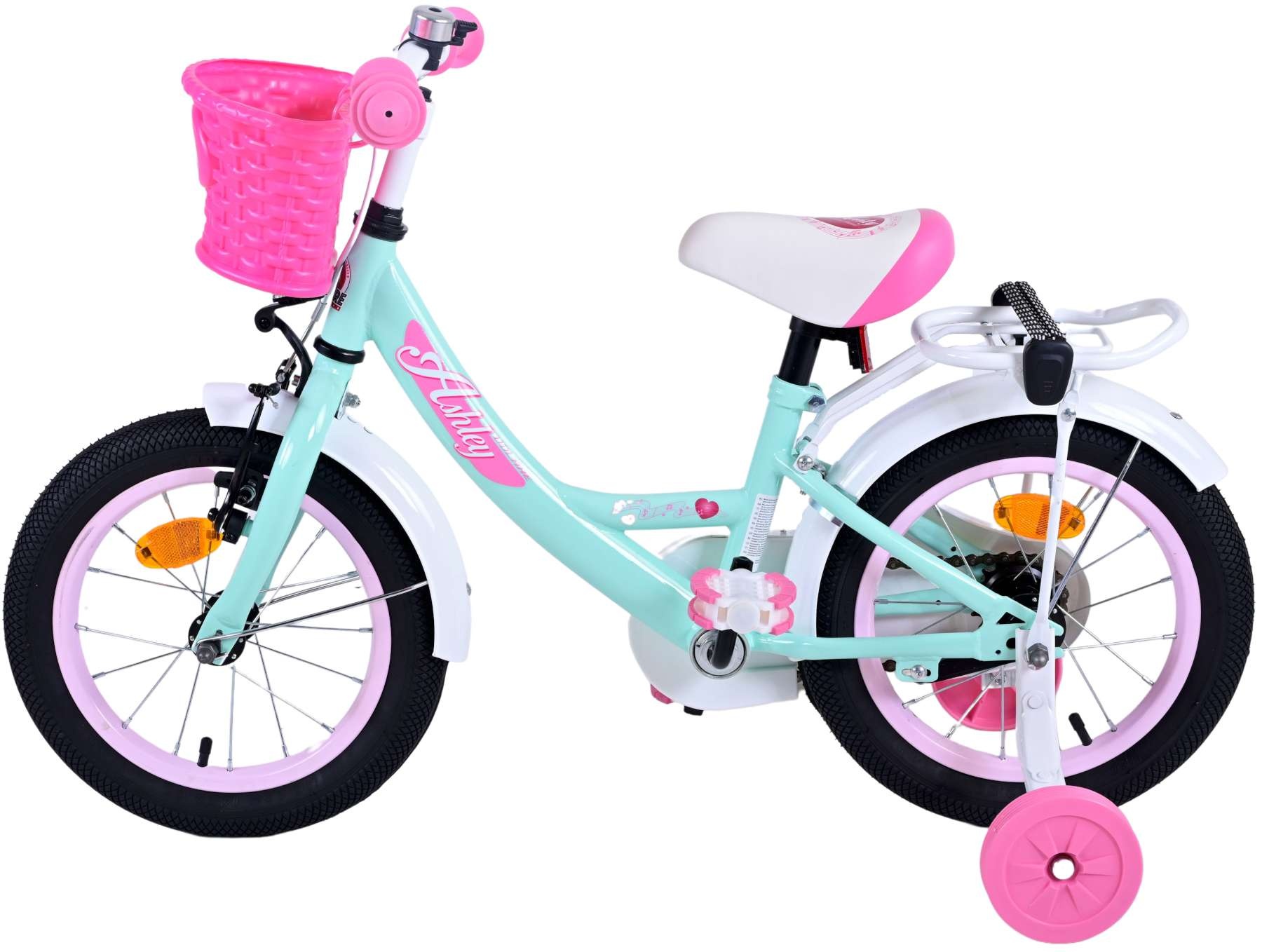 Volare Ashley Kinderfahrrad - Mädchen - 14 Zoll - Grün