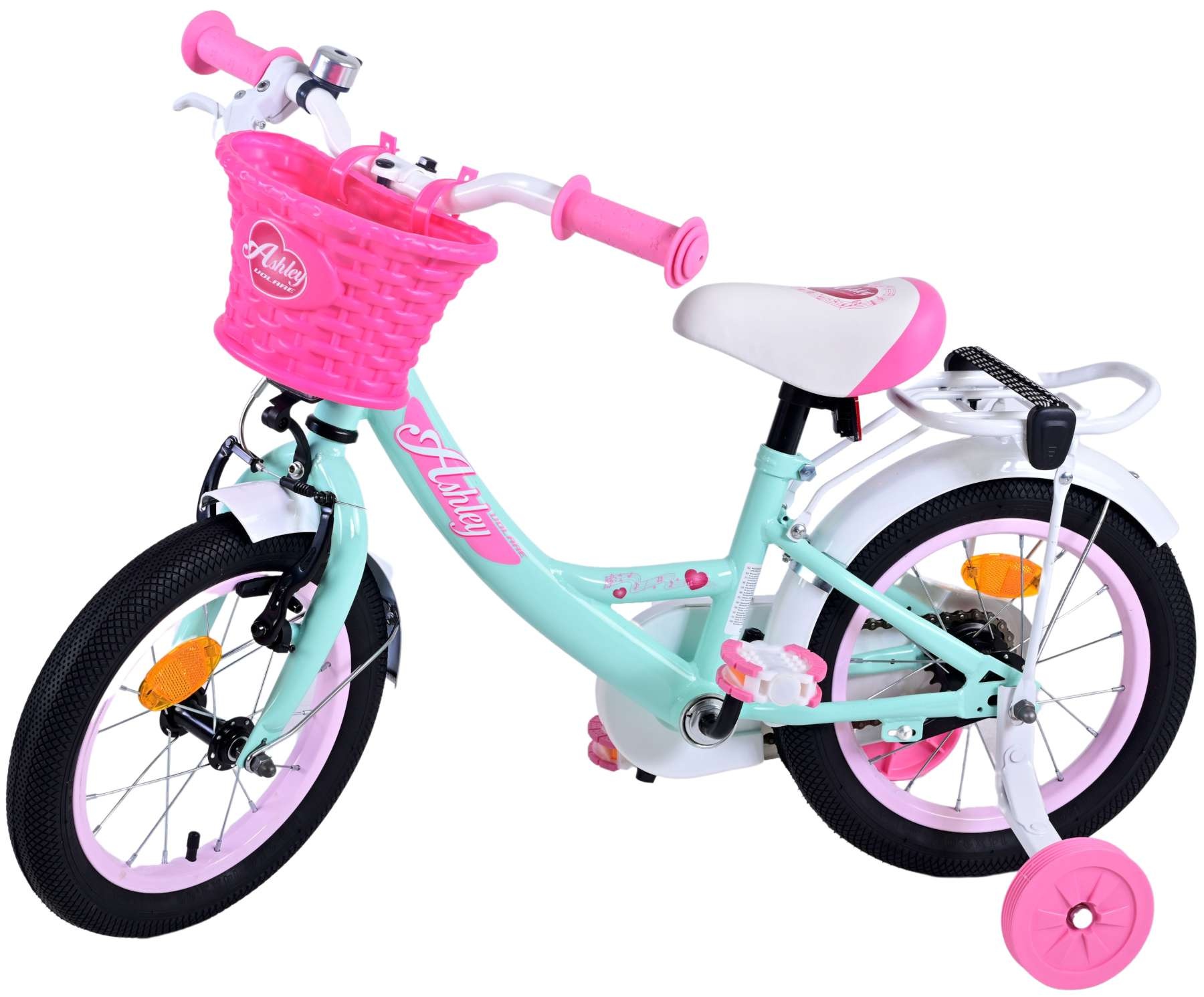 Volare Ashley Kinderfahrrad - Mädchen - 14 Zoll - Grün